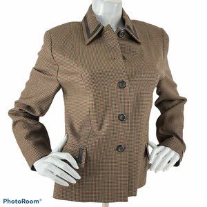 Pendleton Blazer Jacket plaid 100% Virgin Wool